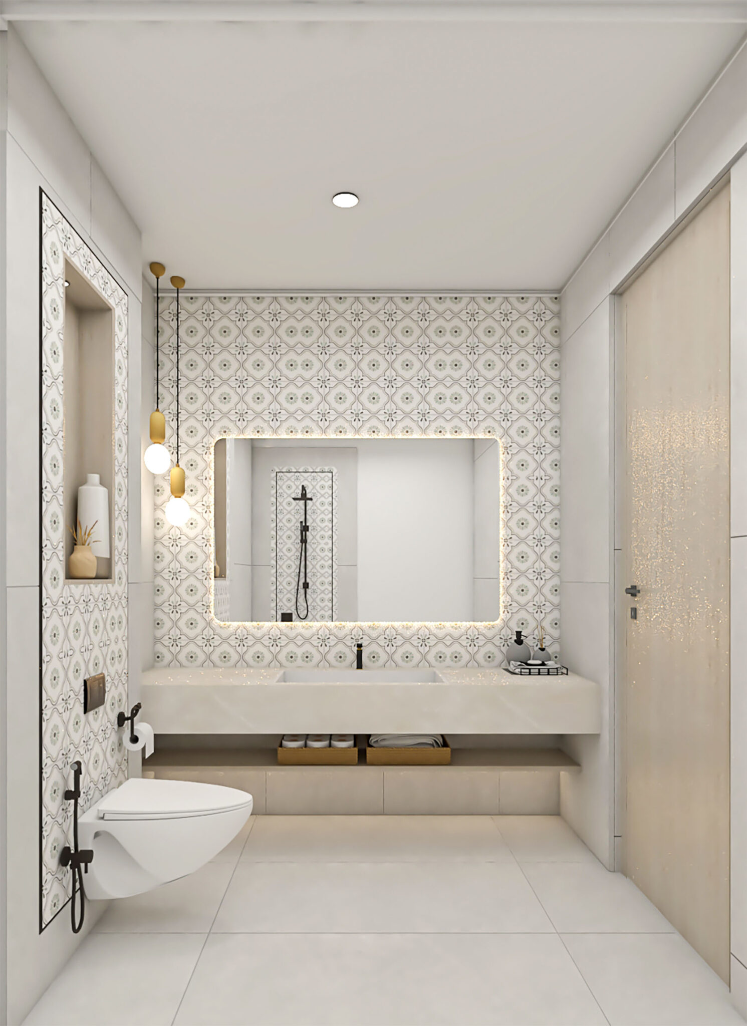Elegant bathroom design