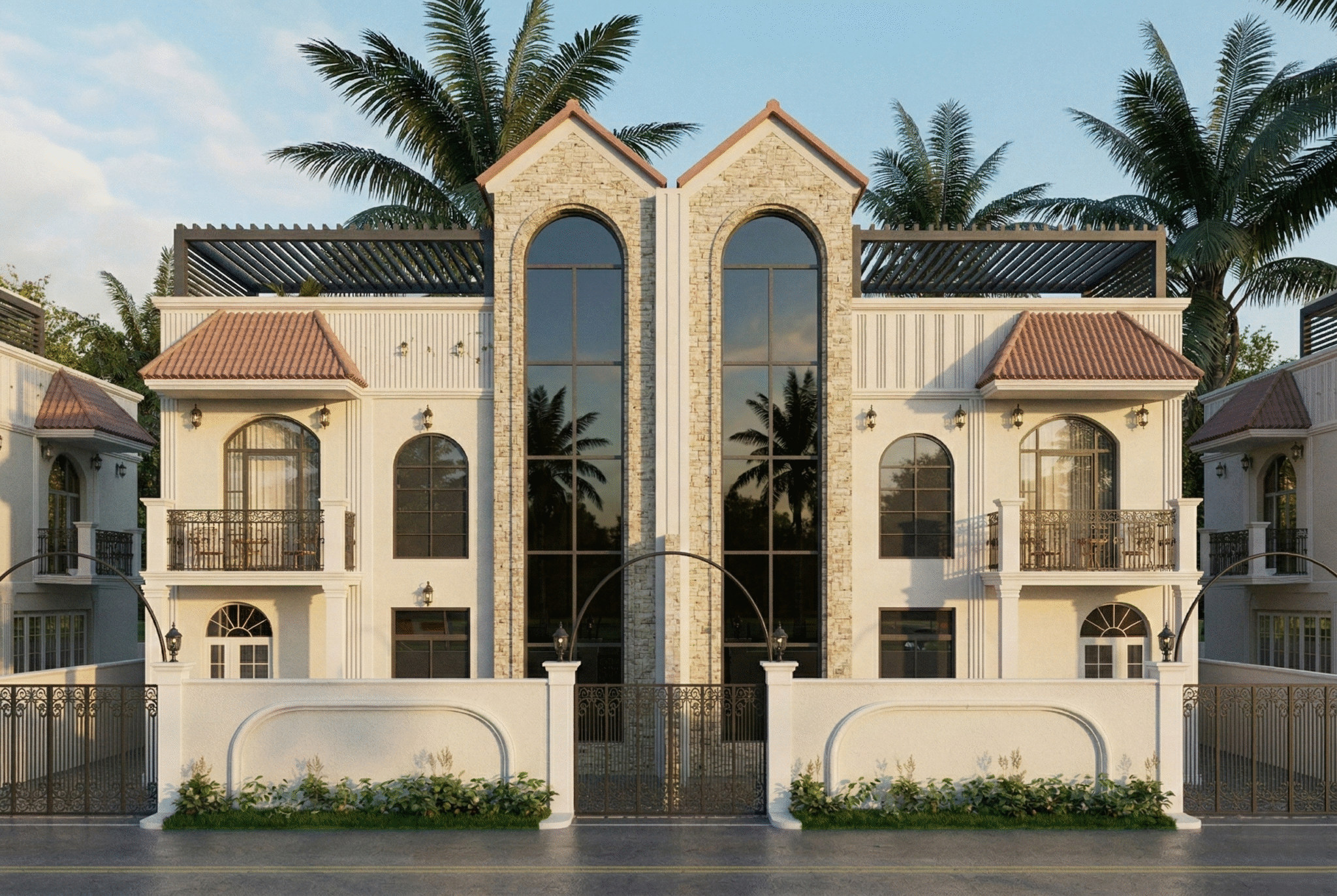 Luxury villa exterior