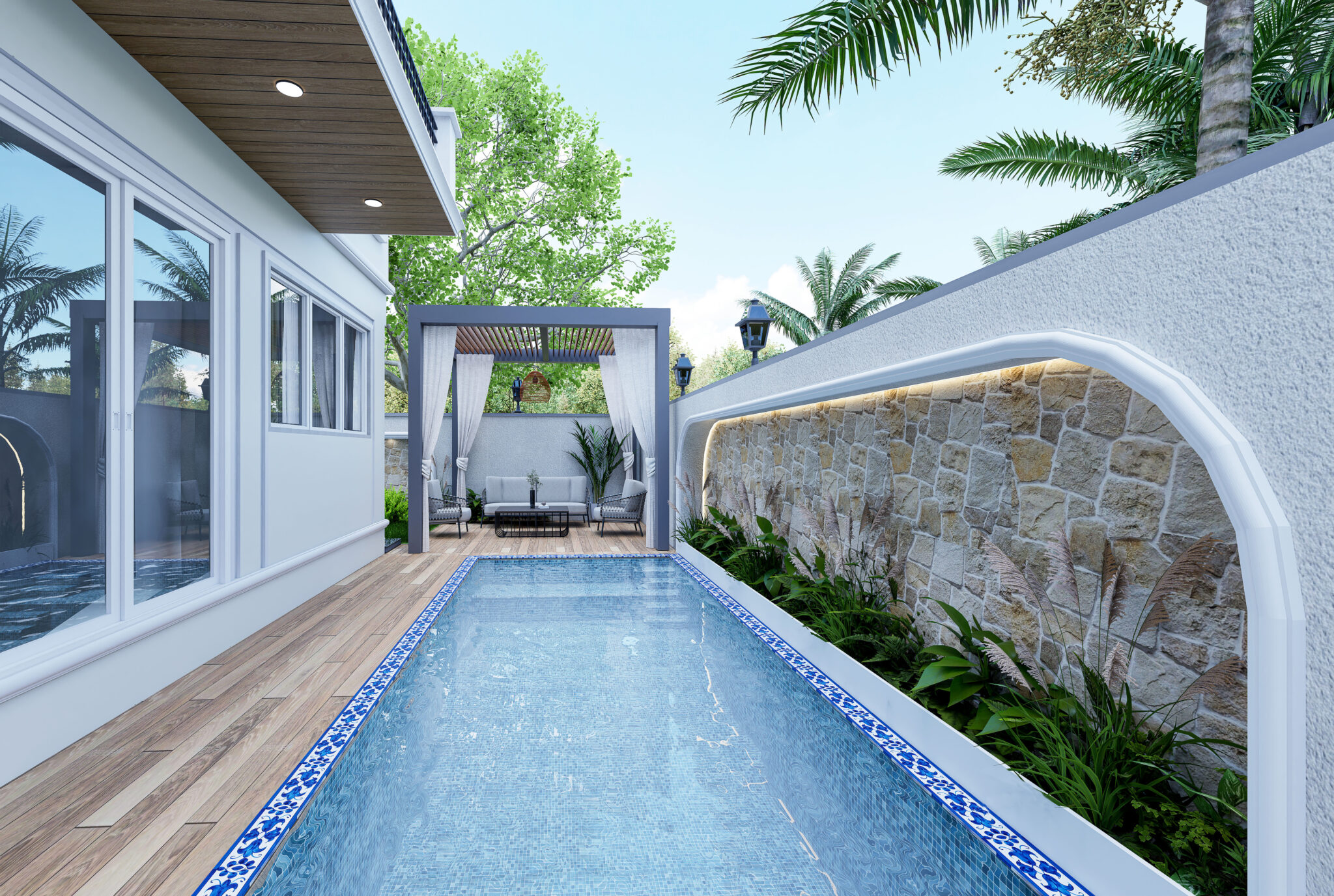 Private swimming pool